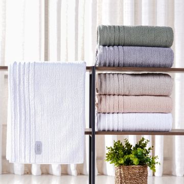 TOALHA DE ROSTO GLAMOUR 50CM X 80CM BRANCO 450G/M2-0