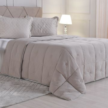 EDREDOM TOQUE DE PLUMAS TESSI CASAL 1,80M X 2,20M FUNGHI CASAL-0