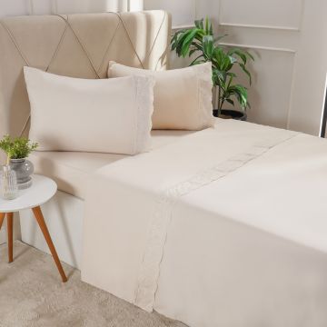 JOGO DE CAMA BRODERIE MICROFIBRA 3 PEÇAS SOLTEIRO SAND SOLTEIRO-0
