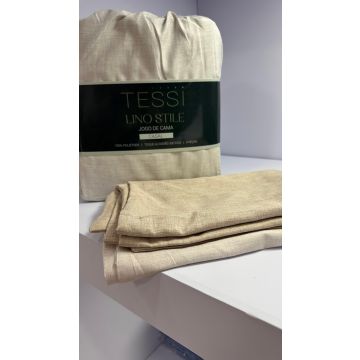 JOGO DE CAMA LINO STILE QUEEN 4 PEÇAS VERDE ALFAFA-0